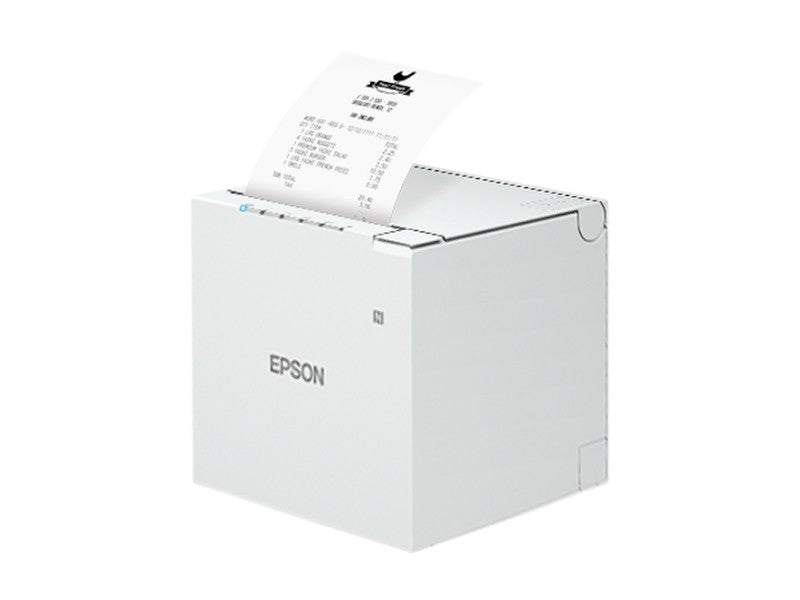 TM-m30III - Receipt thermal printer, 80mm, USB + Ethernet + WLAN + Bluetooth, white