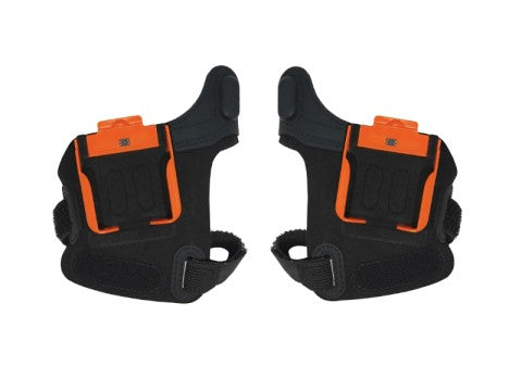 Gemischte Manschetten (2 x rechts, 1 x links ) mit seitlichem Auslöser, Einheitsgröße, elastisches Klettband für MARK und LEO