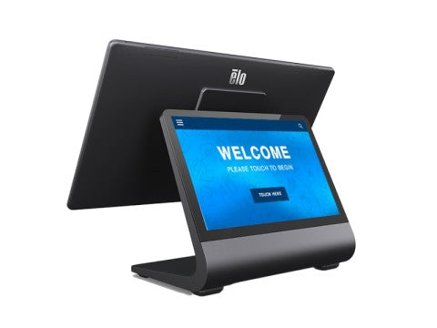 EloPOS Z30 - 15.6&quot; All-in-One-System, Android 10, PCAP 10-Touch, Value Modell, 4GB/32GB, mit Kundendisplay, schwarz