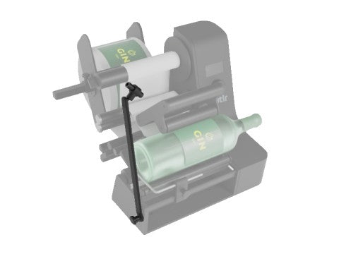 Laserwerkzeug für perfekte Ausrichtung und Abdeckung vorhandener Etiketten für Botlr.