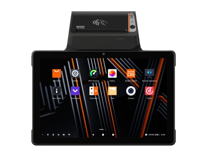 V3 MIX -  10.1" Display, Android 13, 80mm Thermobondrucker, 2D-Barcodescanner, microSD Slot, 4GB+32GB