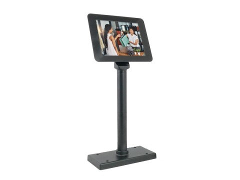 SD800J - 8&quot; Kassenmonitor, True Flat Display, USB-C DisplayPort-Alt-Modus (Thunderbolt) Unicable Anschluss, schwarz