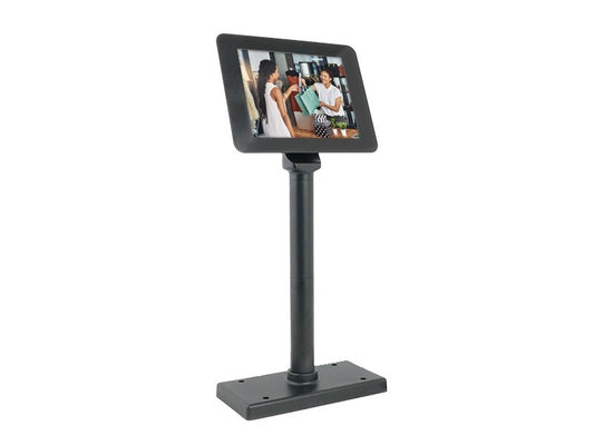 SD800J - 8" Kasa Monitörü, Gerçek Düz Ekran, USB-C DisplayPort-Alt Modu (Thunderbolt) Tek Kablo Bağlantısı, siyah