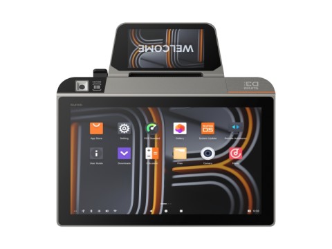 D3 mini - Touchsystem, 10.1&quot; Widescreen Display, LCD Kundendisplay, 80mm Bondrucker, Android 13, NFC