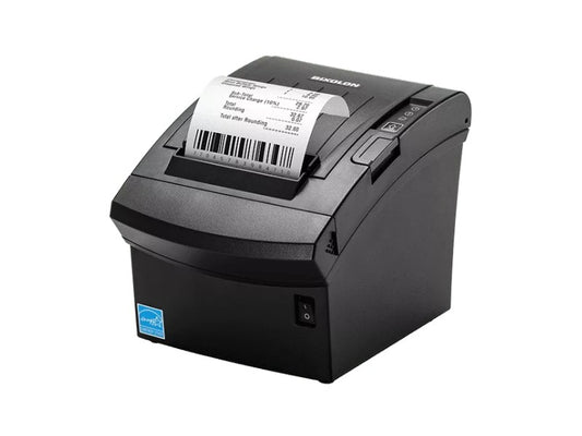 SRP-352plusV - Thermal Receipt Printer with Auto-Cutter, 80mm, 203dpi, 370mm/sec., Visibility Intelligence Sensor, USB + Ethernet, black