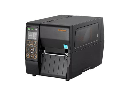 XT3-40 - Etikettendrucker, thermotransfer, 203dpi, USB + USB-Host + RS232 + Ethernet, Peeler + Aufwickler, schwarz