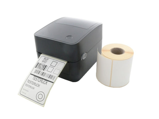 AL-D460 - Etiket Yazıcı, Termal Direkt, USB, Ethernet, siyah (4B-2054K) Başlangıç Kiti ve Etiket Ruloları Dahil Kargo