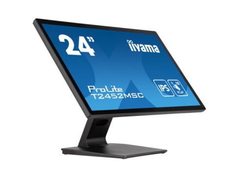 PROLITE T2452MSC-B1 - 23.8&quot; Touchmonitor, PCAP 10-Punkt-Multitouch, Full HD, Standfuss, schwarz