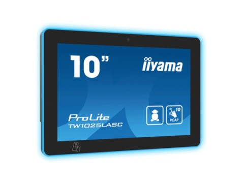 ProLite TW1025LASC-B1PNR  - 10.1&quot; Touchmonitor, PCAP, 10 Touchpunkte, Android, NFC-/RFID-Modul, schwarz