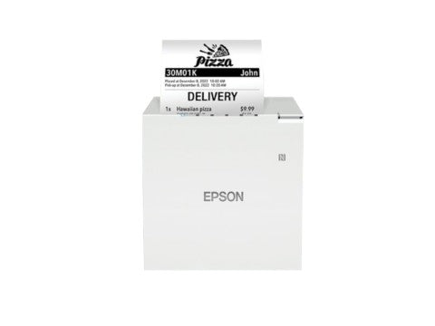TM-m50II - Bon-Thermodrucker, 80mm, USB + RS232 + Ethernet, weiss