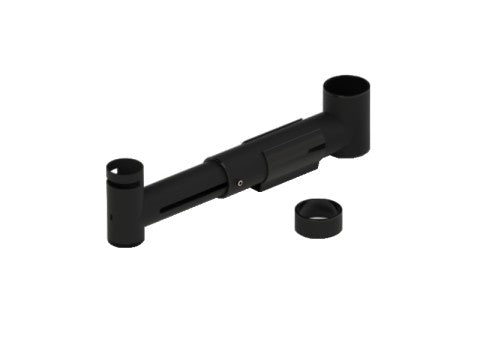 Montagearm - Durchmesser 28-45mm, beweglich, Armlänge 200-320mm, Schlitz für Kensington-Schloss, schwarz