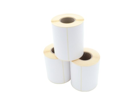 Etikettenrolle - Thermotransfer, 104 x 150mm, D90mm, Kern 40, 250 Etiketten/Rolle, permanent
