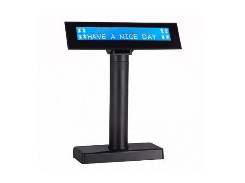 LCD730 - LCD Kundendisplay, USB, dunkelgrau