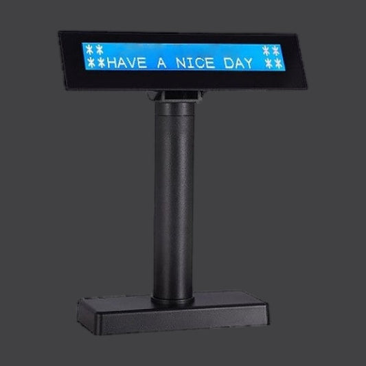 LCD730 - LCD Kundendisplay, USB, dunkelgrau