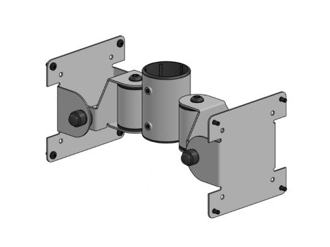 Back-to-Back SP2, 2 x VESA 75/100 (Classic), schwarz