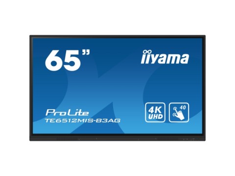 ProLite TE6512MIS-B3AG - 65&quot; Touchmonitor, PureTouch-IR, USB, Full HD, schwarz
