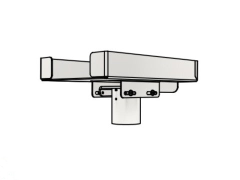 Adapter für Kassendrucker, Epson TM-T20 Serie, Durchmesser 40mm, anthrazit
