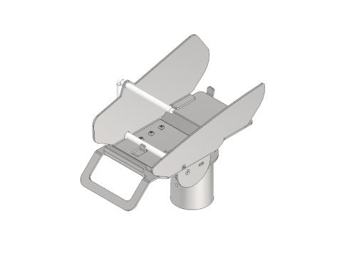 Adapter Zahlungsterminal - Durchmesser 40mm, mit Bügel, anthrazit für CCV Base Next