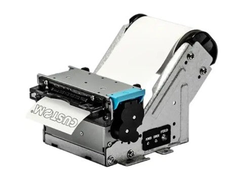 KX60- Kioskeinbaudrucker mit Rollenhalter, thermodirekt, 203dpi, USB + RS232, horizontaler Einbau