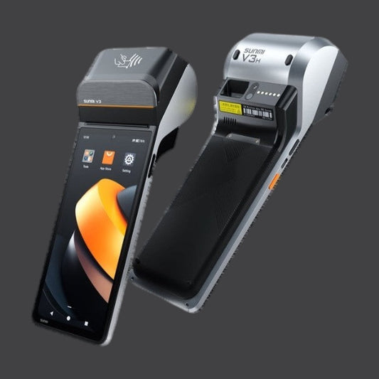 V3 -  6.75" Display, Android 13, 58mm Bondrucker + Labeldrucker, microSD Slot, 4G, NFC