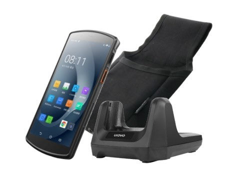 DT50S - 5.7&quot; Display, Android 13 GMS+AER, 2D-Scanner, NFC, 4GB/64GB, Octa-Core, IP67 ***inkl. Cradle und Holster***