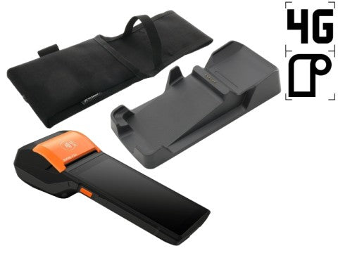 V2s -  5.5&quot; Display, Android 11, 58mm Thermobondrucker, microSD Slot, 4G ***inkl. Ladestation und Holster***