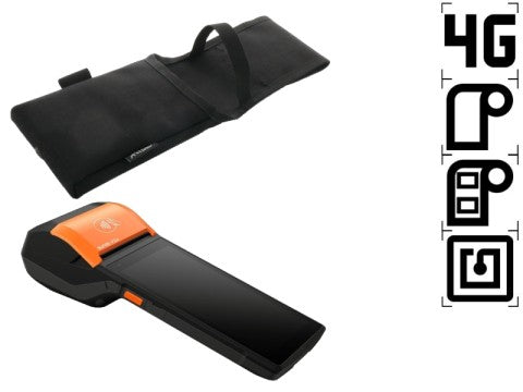 V2s L - 5.5&quot; Display, Android 11, 58mm Bon-/Etikettendrucker, microSD Slot, 4G, NFC ***inkl. Holster***