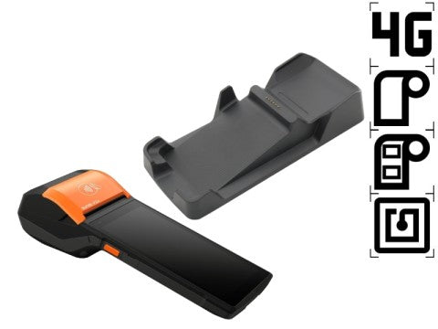 V2s L - 5.5&quot; Display, Android 11, 58mm Bon-/Etikettendrucker, microSD Slot, 4G, NFC ***inkl. Ladestation***