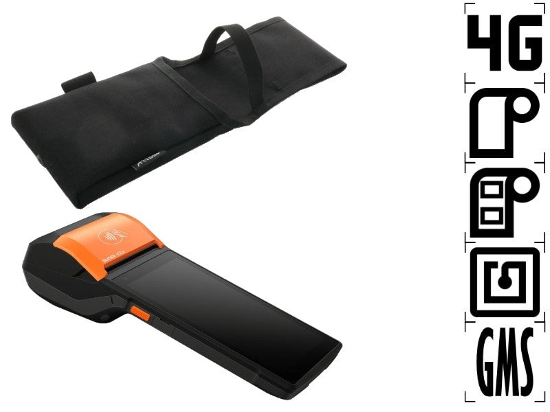 V2s LG -  5.5" Display, Android 11 mit GMS, 58mm Bon-/Etikettendrucker, microSD Slot, 4G, NFC ***inkl. Holster***