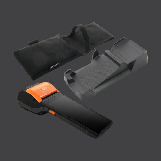 V2s LG -  5.5" Display, Android 11 mit GMS, 58mm Bon-/Etikettendrucker, microSD Slot, 4G, NFC inkl. Ladestation und Holster