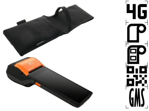 V2s LG 2D -  5.5&quot; Display, Android 11 mit GMS, 58mm Bon-/Etikettendrucker, 2D Barcodescanner, microSD Slot, 4G, NFC ***inkl. Holster***