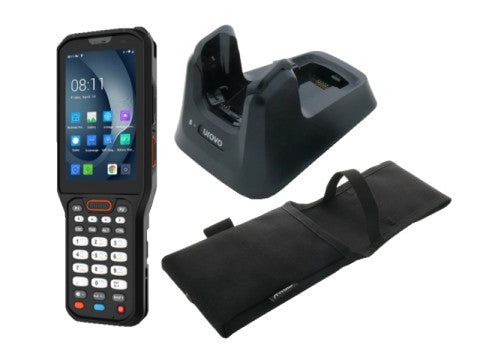 RT40S - 4&quot; Display, Android 13 GMS+AER, Nah/Fern 2D-Scanner, 4GB/64GB, Octa-Core, IP68, Kühlbereich, 29 Tasten ***inkl. Ladestation und Holster***