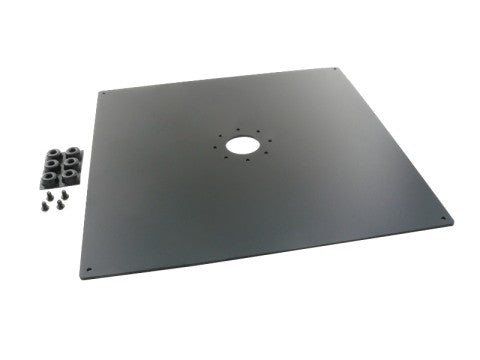 Bodenplatte - 400 x 400mm, schwarz