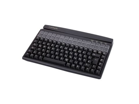 MCI 128 - Programmierbare Kassentastatur, bestückt mit 1er Tasten, Magnetkartenleser Spur 1,2,3, USB, schwarz