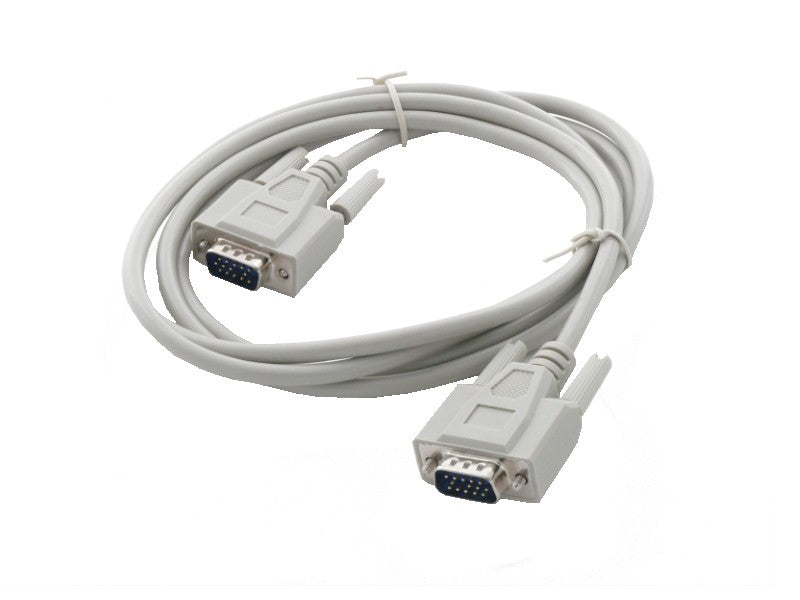 Kablo VGA bağlantı kablosu, 15 pim HD D-Sub fiş/fiş, 1:1, 1.8m gri