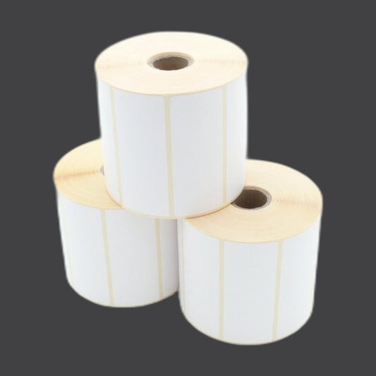 Etikettenrolle - Thermotransfer, 90 x 36mm, D105mm, Kern 25, 1500 Etiketten/Rolle, permanent
