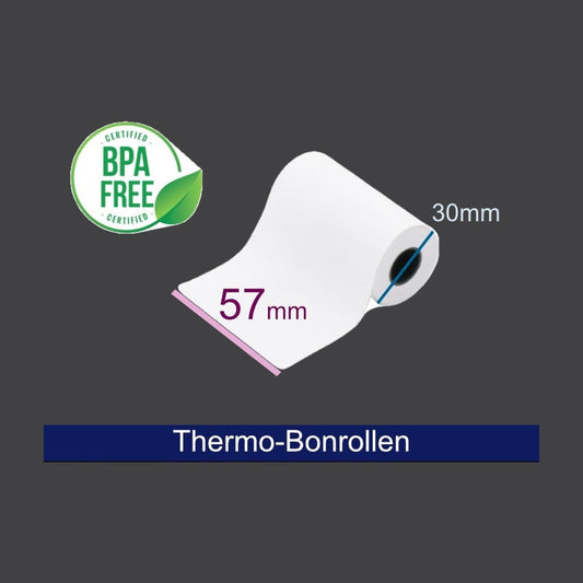 Thermorolle - 57 30 12 (B/D(max.)/K) weiss, 8m