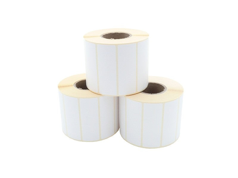 Etikettenrolle - Thermotransfer, 70 x 25mm, D93mm, Kern 40, 1500 Etiketten/Rolle, permanent