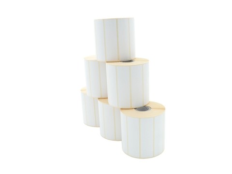 Etikettenrolle - Thermodirekt, 80 x 23mm, D100mm, Kern 25,1500 Etiketten/Rolle, permanent, 48 Rollen/VPE