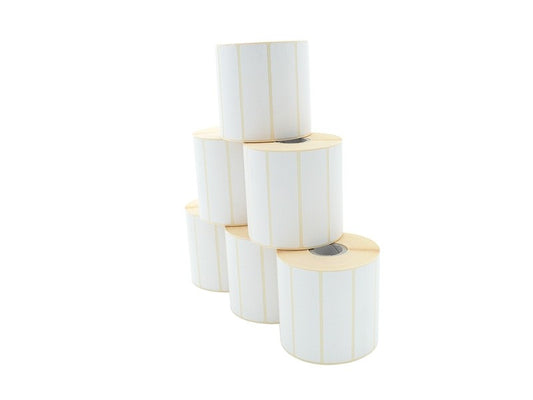 Label Roll - Thermal Direct, 80 x 23mm, D100mm, Core 25, 1500 Labels/Roll, permanent, 48 Rolls/Pack