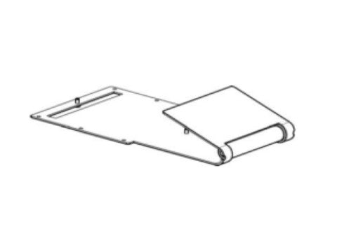 Adapter für Rollenhalter unterhalb des Druckers (250mm Durchmesser max.) für KR203, KR403 und TTP2000
