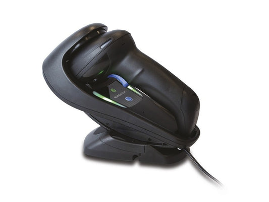 Gryphon GM4500 - Kablosuz 2D Barkod Okuyucu, 433 MHz, Şarj/Aktarım İstasyonlu USB KİT, siyah