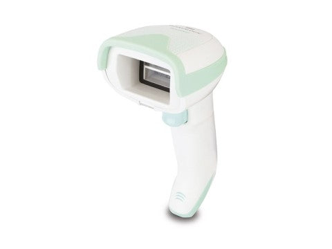 Gryphon GBT4500 - Kabelloser 2D-Barcodescanner für das Gesundheitswesen, HD-Optik, weiss