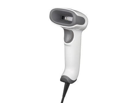 Voyager XP 1470g - Kabelgebundener 2D-Imager, USB-KIT, Standfuss, weiss
