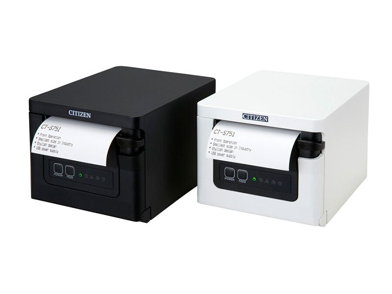 CT-S751 - Bondrucker, thermodirekt, 80mm, USB, Lightning + USB Host, schwarz