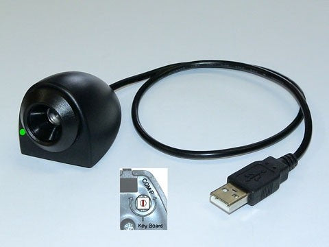 Stift-Kellnerschloss - USB 2.0, schwarz, Kabel 0.5m,  RS232- und Keyboard-Mode (Werkeinstellung: Keyboard-Mode)