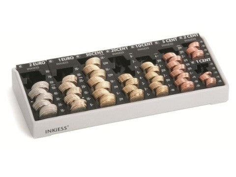 Geldzählkasse - MINIKORD 70 mit 7 herausnehmbare Einzelmünzbehälter von 2 Euro bis 2+1 Cent