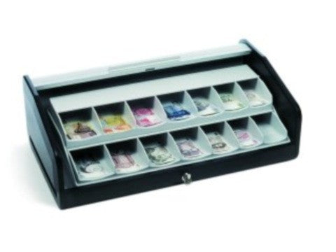 Rolljalousiekasse - 7700 PU/R mit 14 Banknotenfächern