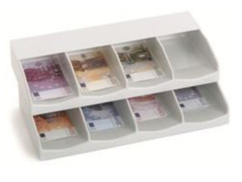 Banknotenfach-Kombination - B 40 - B 40 A (Proportionalsystem) mit 2 x 4 Banknotenfächern mit Abdeckung