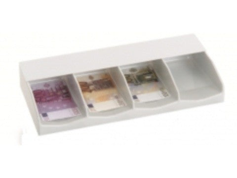 Banknotenfach - B 4 A(Modulsystem) mit 4 Einzelfächern und Abdeckung
